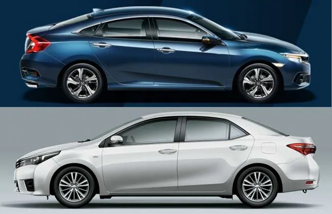 Perbandingan Honda Civic RS dan Toyota Corolla Altis dari Fitur dan Performa